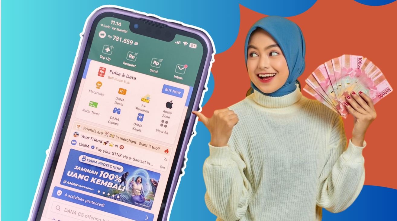 Langsung Cair Rp800.000 Hari Ini Tanpa Modal dan Undian, Cek Gajian Saldo DANA Gratis Spesial Akhir Bulan