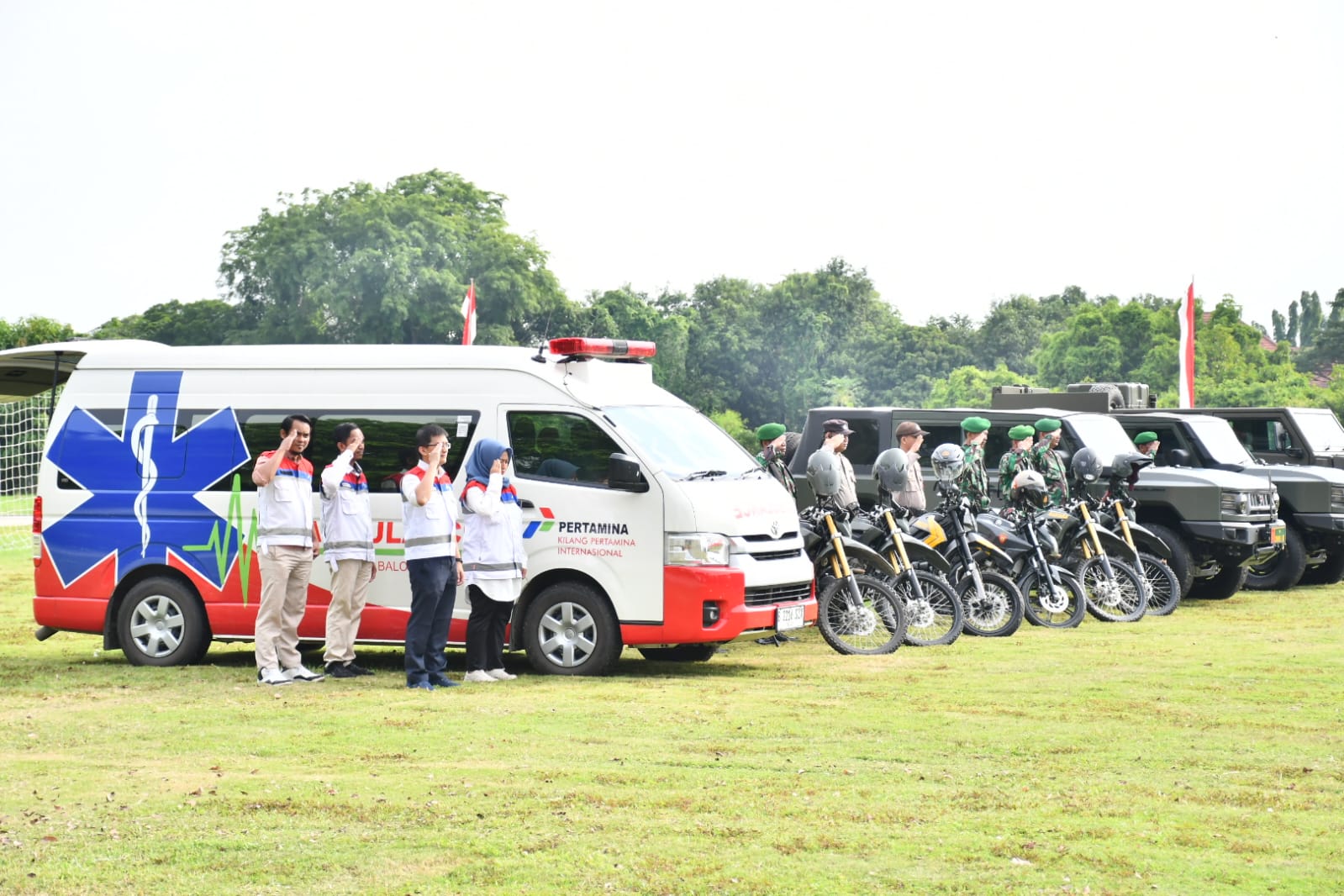Jaga Stok BBM Libur Nataru, Kilang Balongan Gelar Apel Kesiapsiagaan Pengamanan Instalasi Strategis