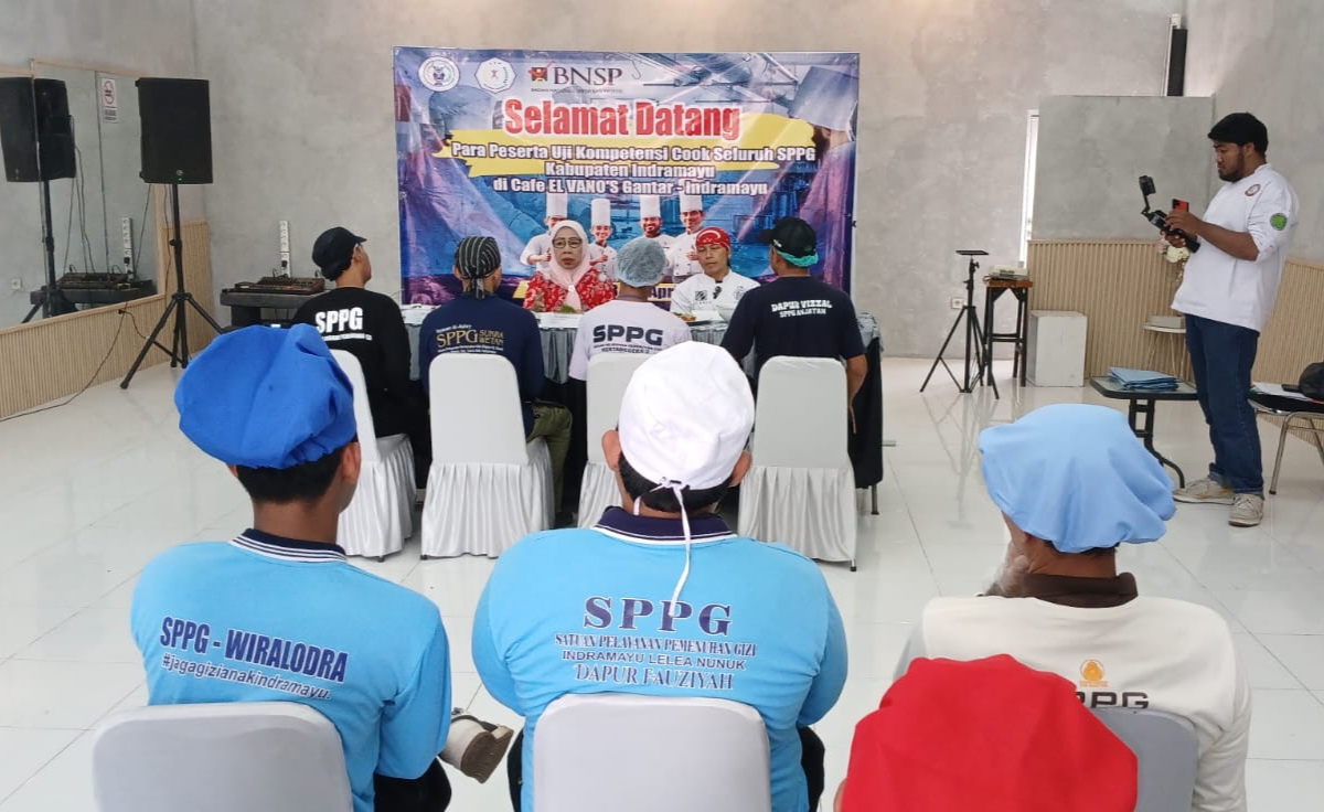 Hadirkan Kungfu Chef Muto, 14 Cook SPPG Dapur MBG Ikuti Uji Kompetensi