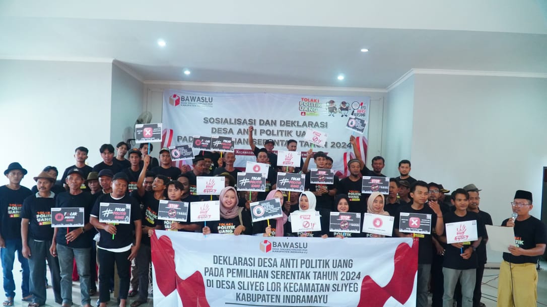 Bawaslu Kabupaten Indramayu Gencar Sosialisasi Tolak Politik Uang di Pilkada Serentak 2024