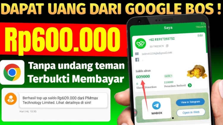 Dibayar Saldo DANA Kaget Rp600.000 Dari Google Begini Cara Menghasilkan Uang dari Internet 2025