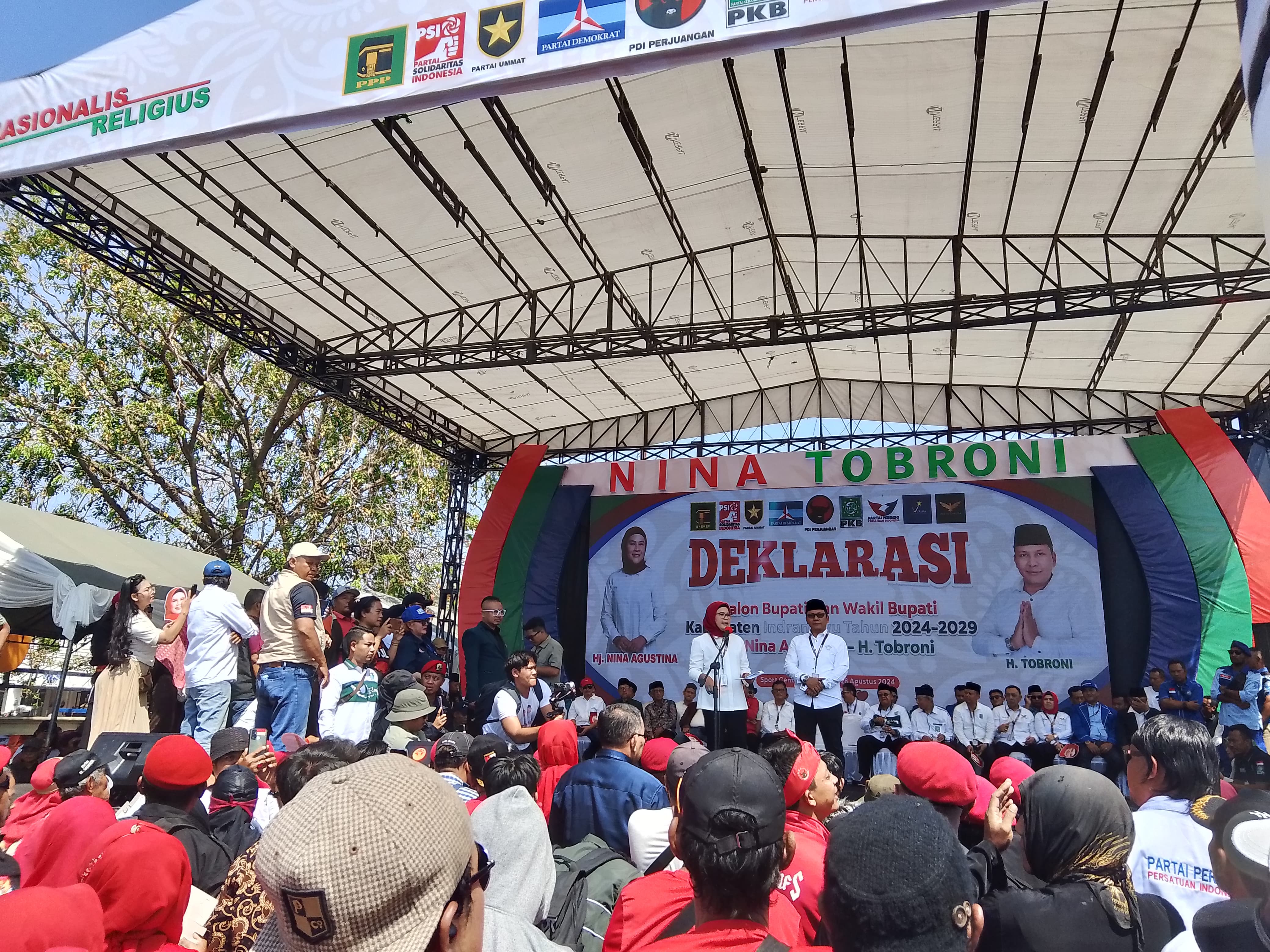 Nina-Tobroni Gaungkan 'Indramayu Bermartabat Jilid II'