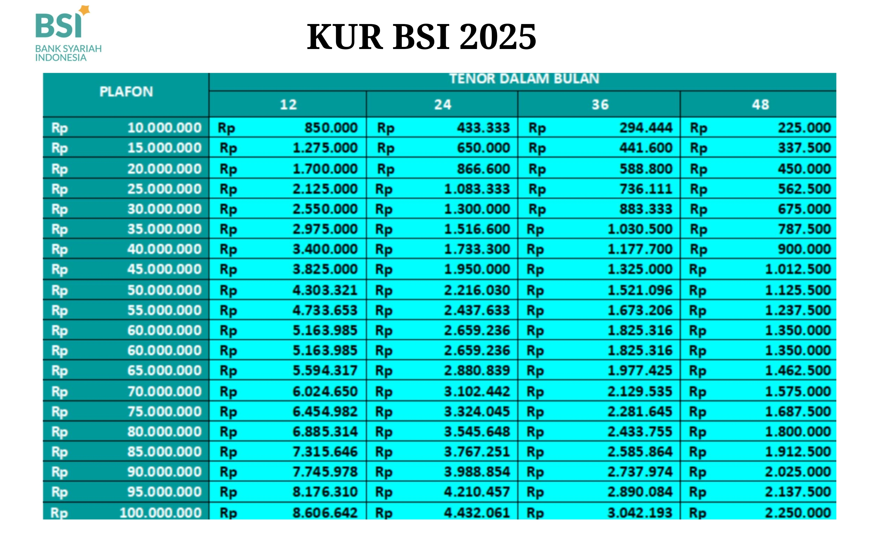 Ini Cara Dapat Modal Usaha Tanpa Riba dan Halal MUI KUR BSI 2025, Cair Hingga Rp100 Juta
