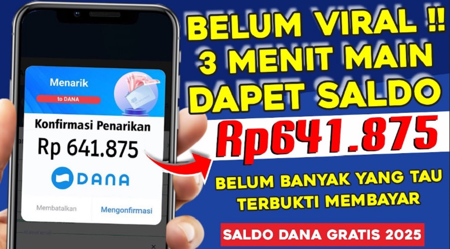 Main 3 Menit Dikirim 640.000 ke E-Wallet Dari Aplikasi Penghasil Saldo DANA Terbukti Membayar dan Baru Rilis