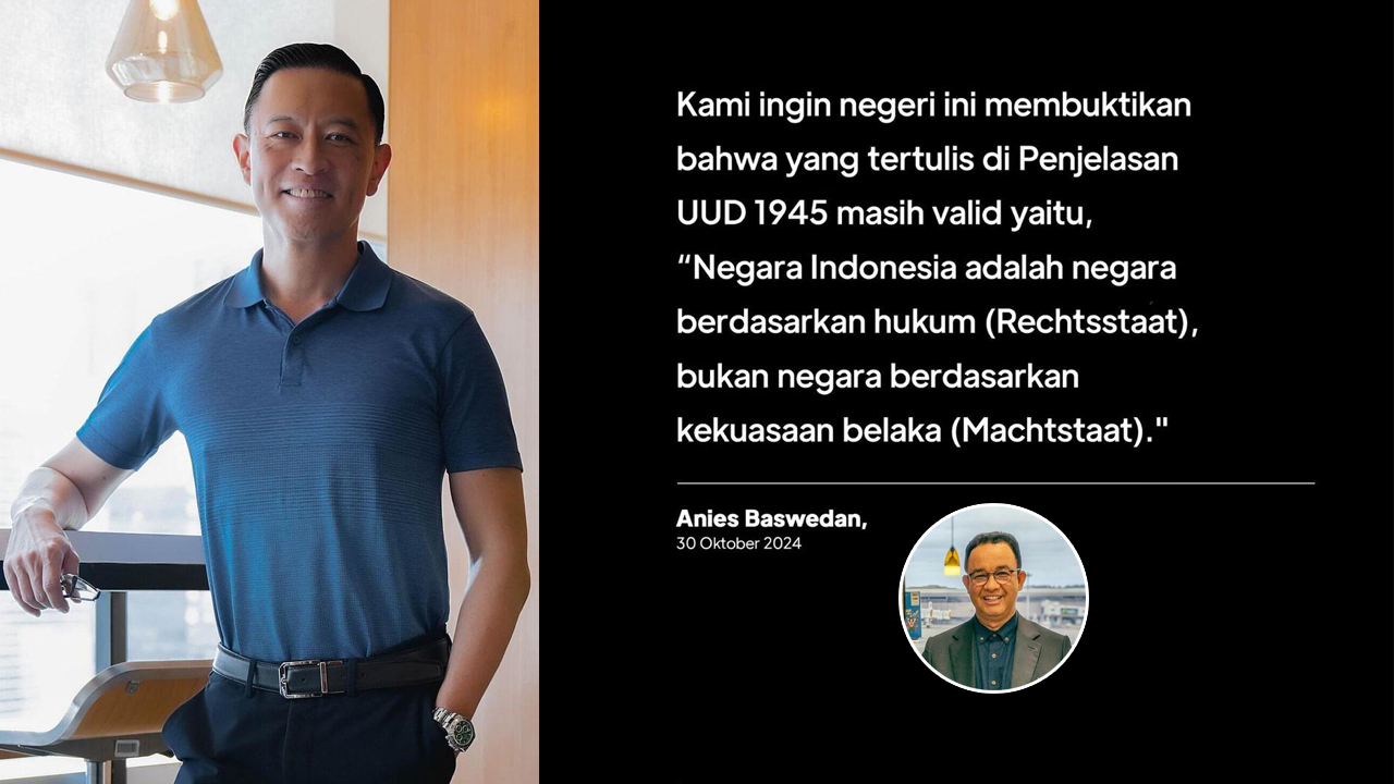 Anies Baswedan tentang Tom Lembong Jadi Tersangka Dugaan Korupsi Impor Gula: Indonesia Bukan Negara Kekuasaan