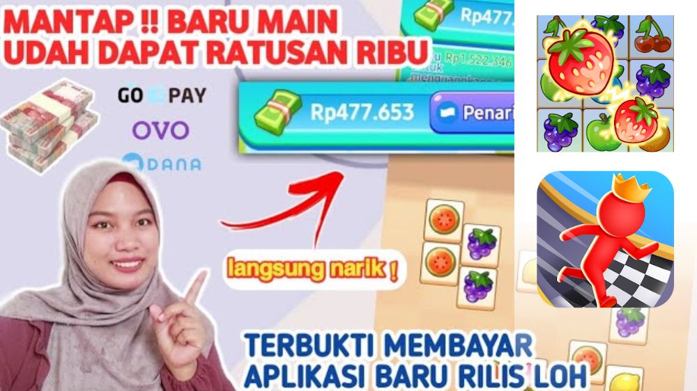Cuma Rebahan, Dapat Cuan Rp250.000 Tanpa Modal dari 2 Aplikasi Penghasil Saldo DANA 2025, Yuk Mainkan!