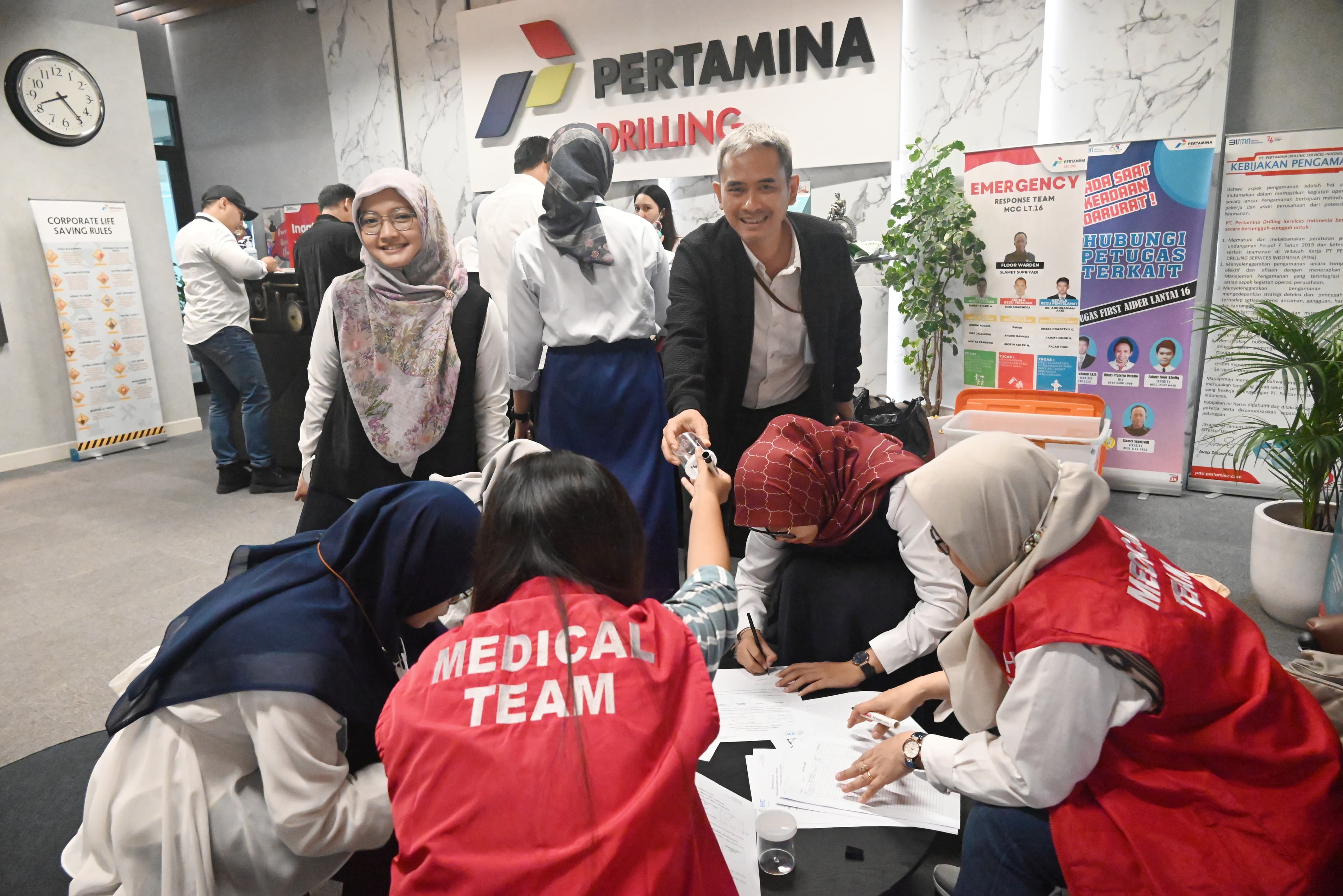 Pertamina Drilling Gelar Sidak Tes Urin Cegah Penyalahgunaan Narkoba dan Zat Adiktif di Lingkungan Kerja