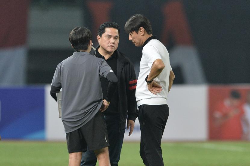 Erick Thohir Akui Keberhasilan Pelatih Lokal Timnas Indonesia Lolos Piala Asia Ada Peran Coach STY 