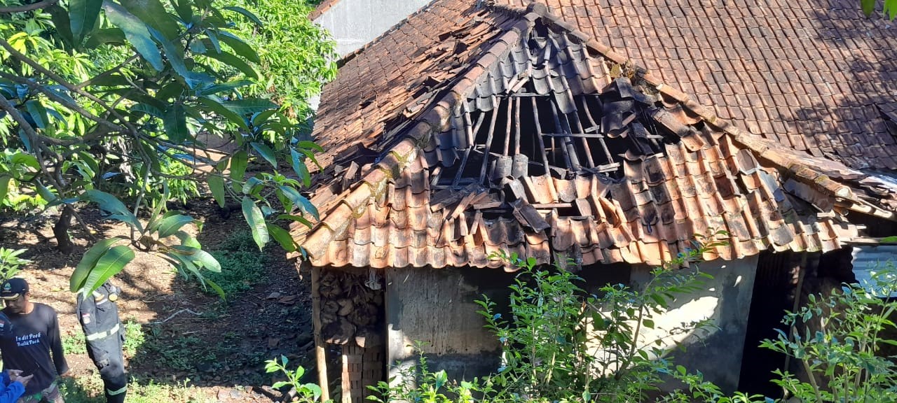 Rumah Sutinah Terbakar karena Lupa Padamkan Tungku