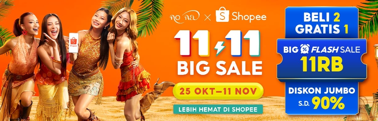 Musik Pop Bertemu Sentuhan Lokal, Kolaborasi no na di Shopee 11.11 Big Sale Bawa Kreativitas Penuh Warna