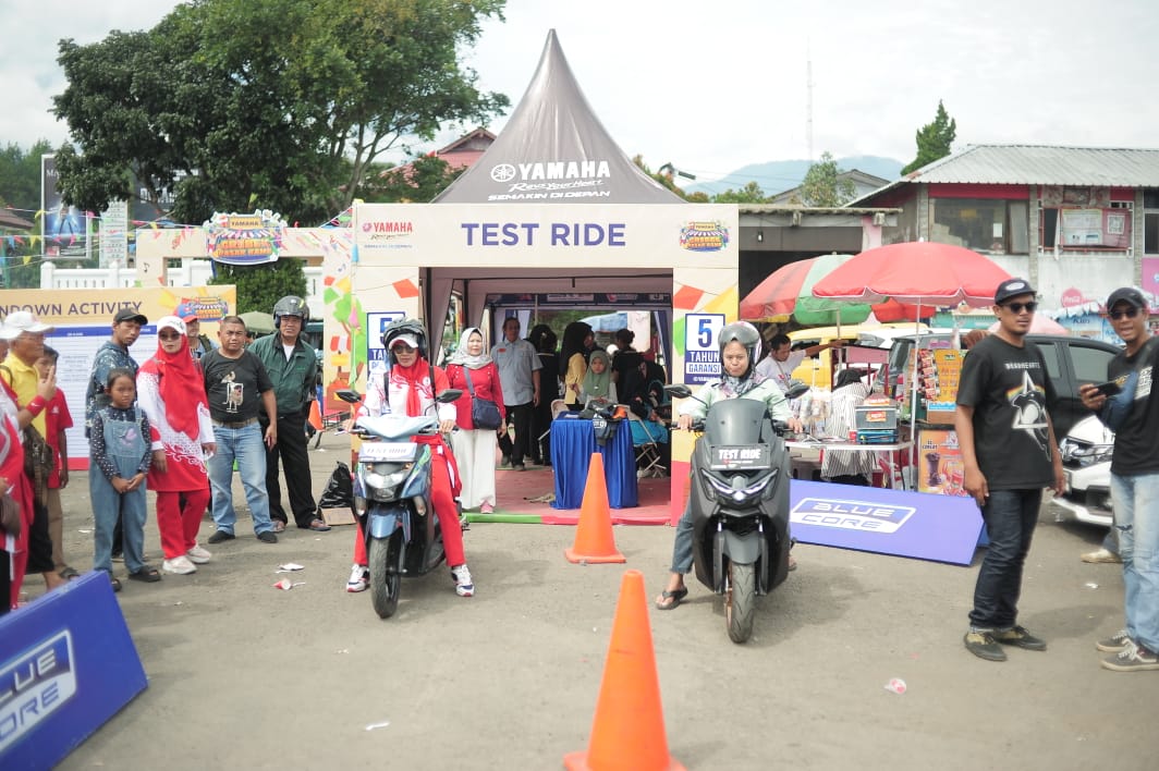 Generasi 125 Yamaha Ajak Warga Cianjur Melangkah Semakin Di Depan dalam Event Yamaha Grebek Pasar Rame