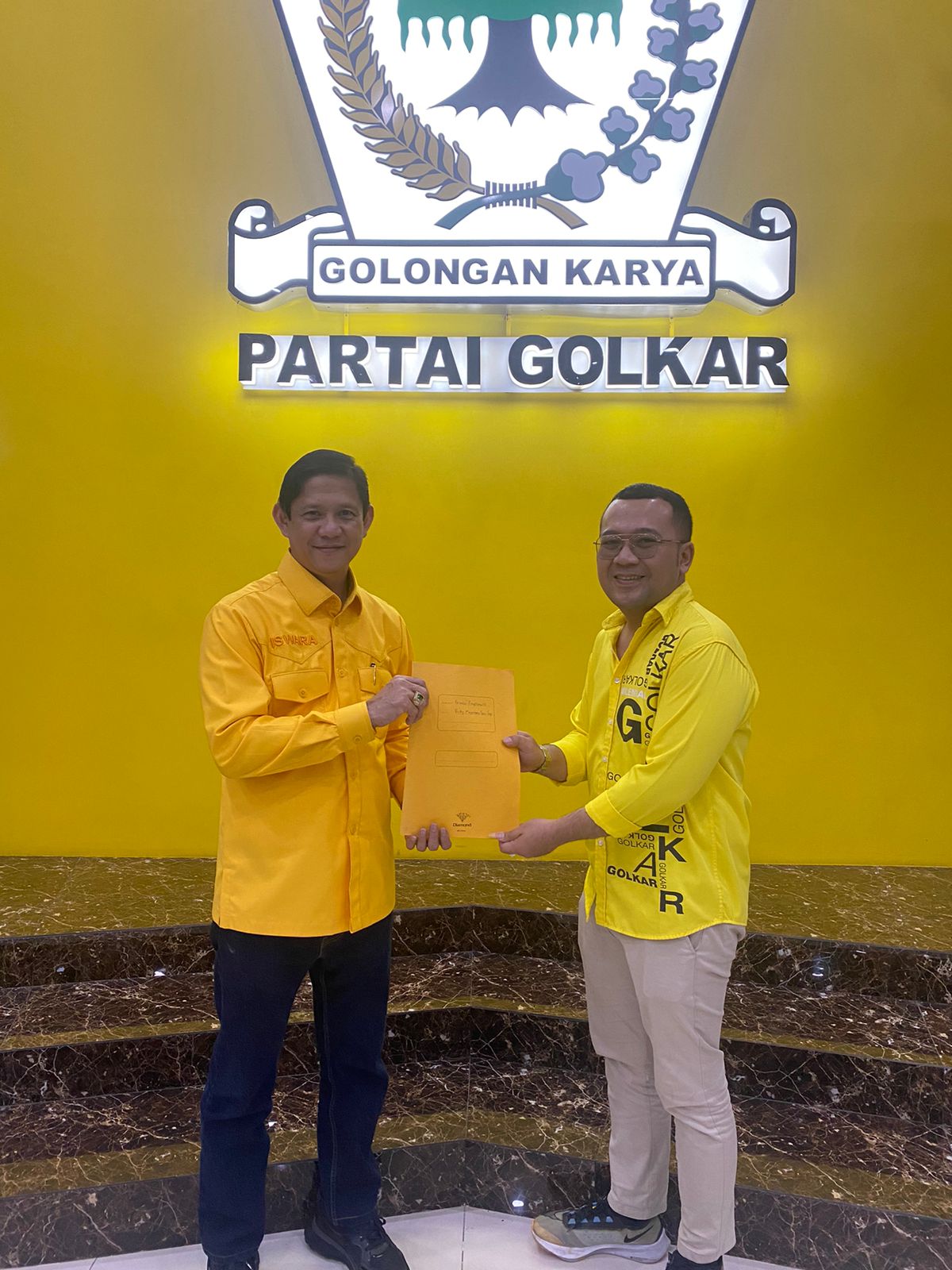 Kandidat Bacabup Indramayu dari Partai Golkar Dapat Surat Tugas DPP Golkar Salah Satunya Yudi Rustomo