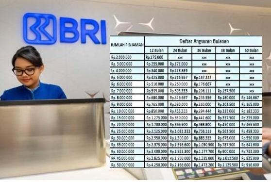 Mau Pinjam Rp20 Juta di KUR BRI? Ketahui Berapa Angsuran Per Bulannya dari Tabel Angsuran Berikut Ini!