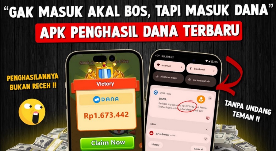 Menghasilkan 1,6 Juta Sekali Withdraw, Ini Aplikasi Penghasil Saldo DANA Terbaru Tanpa Undang Teman