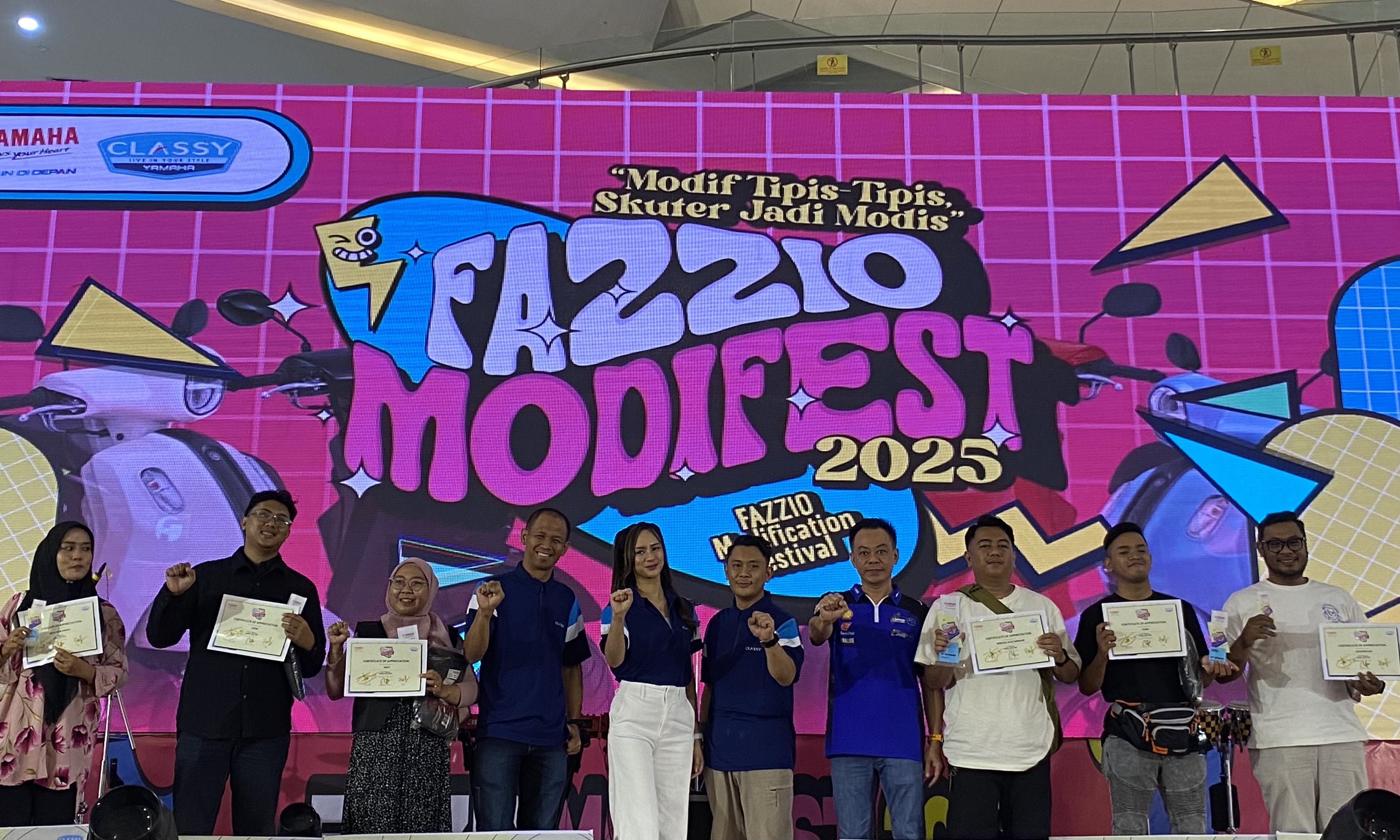 Fazzio Modifikasi Iconic Bikin Melirik Di Ajang Perdana Fazzio Modifest Samarinda