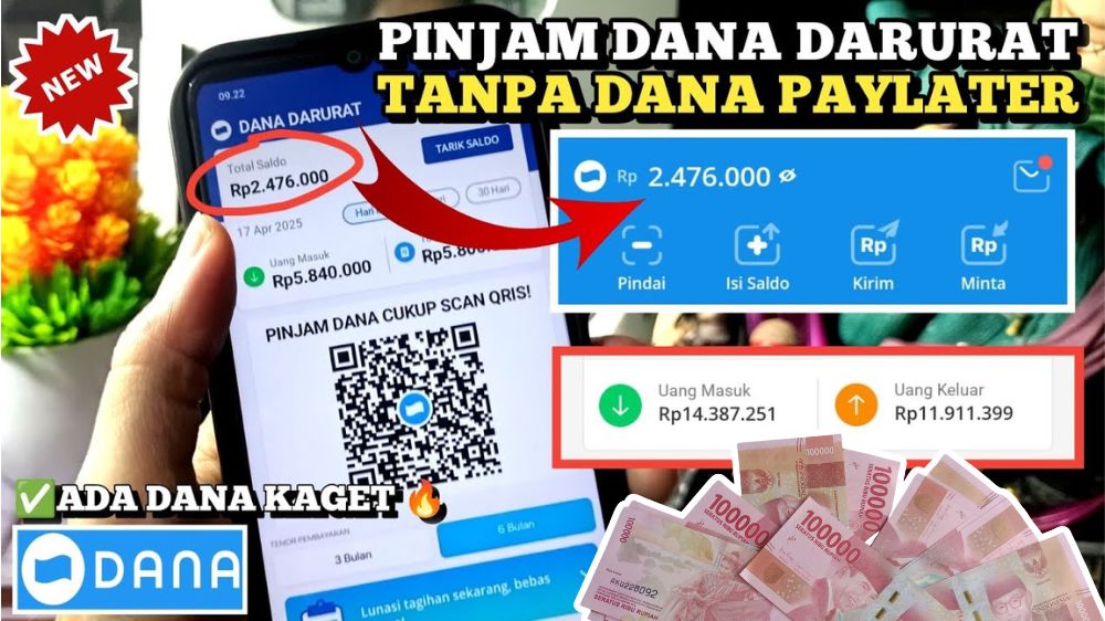 Lagi Butuh Uang Cepat? Dana Darurat Solusinya! Bisa Cair Sampai Rp2.476.000 Tanpa Paylater, Begini caranya!