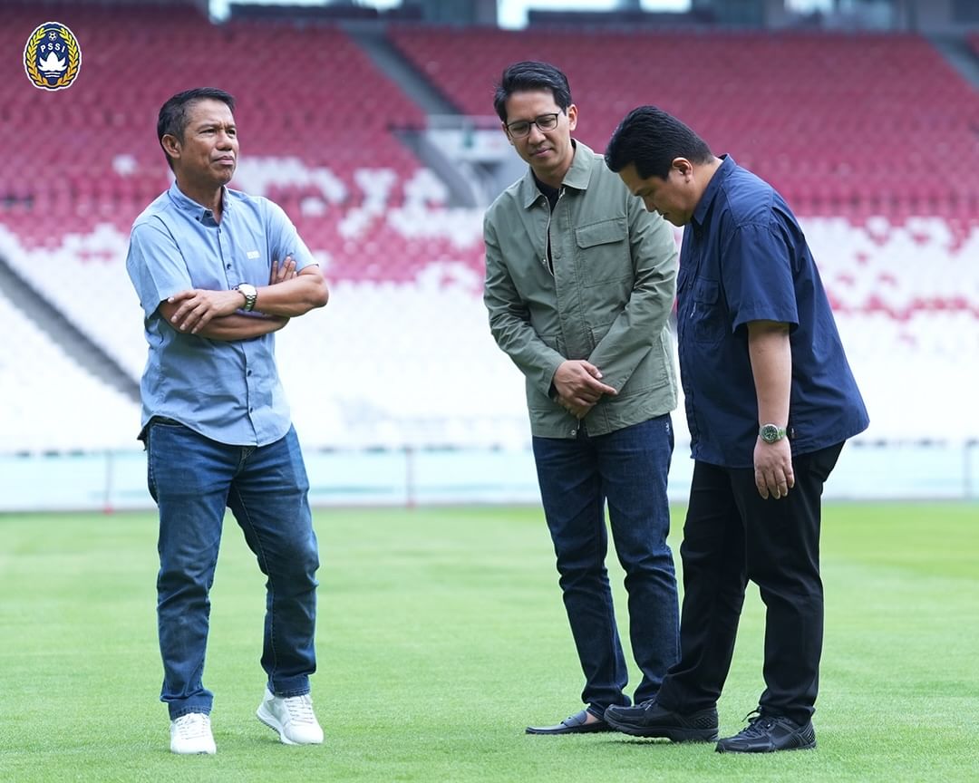 Rumput SUGBK Makin Bagus! Siap Digunakan Pemain Timnas Indonesia, Bisa Juga untuk Selebrasi Knee Slide