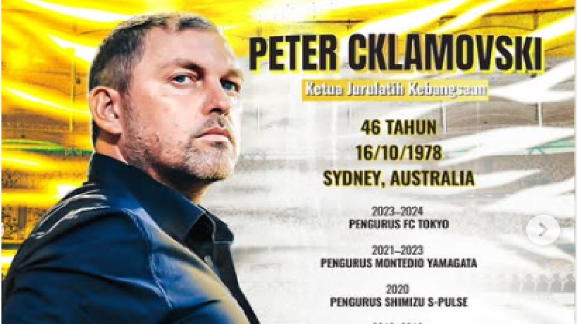 Profil Peter Cklamovski, Pelatih Baru Timnas Malaysia Didikan Manajer Tottenham Hotspur Ange Postecoglu