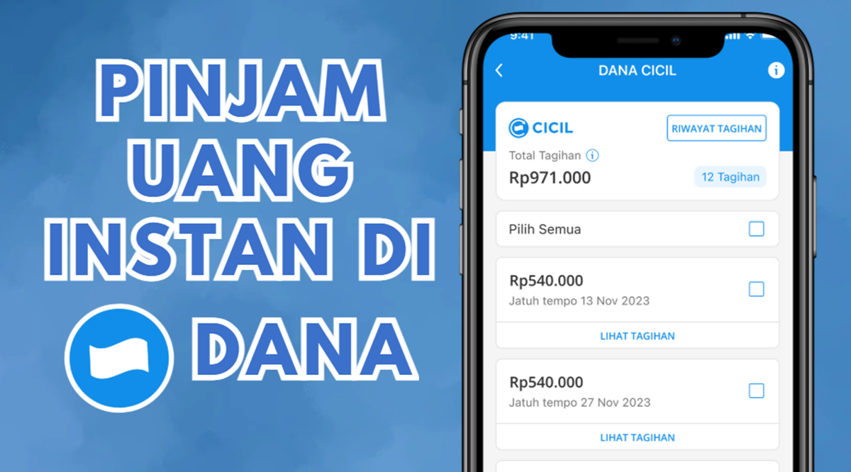 Pinjam Uang Instan Tanpa Agunan Lewat Aplikasi Dompet Digital DANA, Cek Cara Aktifasi DANA Cicil Disini