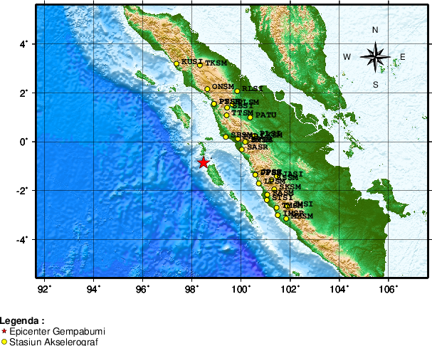 Gempa Bumi Berkekuatan 7.3 Magnitudo Terjadi di Mentawai, Berpotensi Tsunami