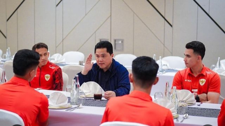 Erick Thohir Sebut Masih Beda Level dengan Australia dan Jepang, Meski Ada Mees Hilgers dan Eliano Reijnders