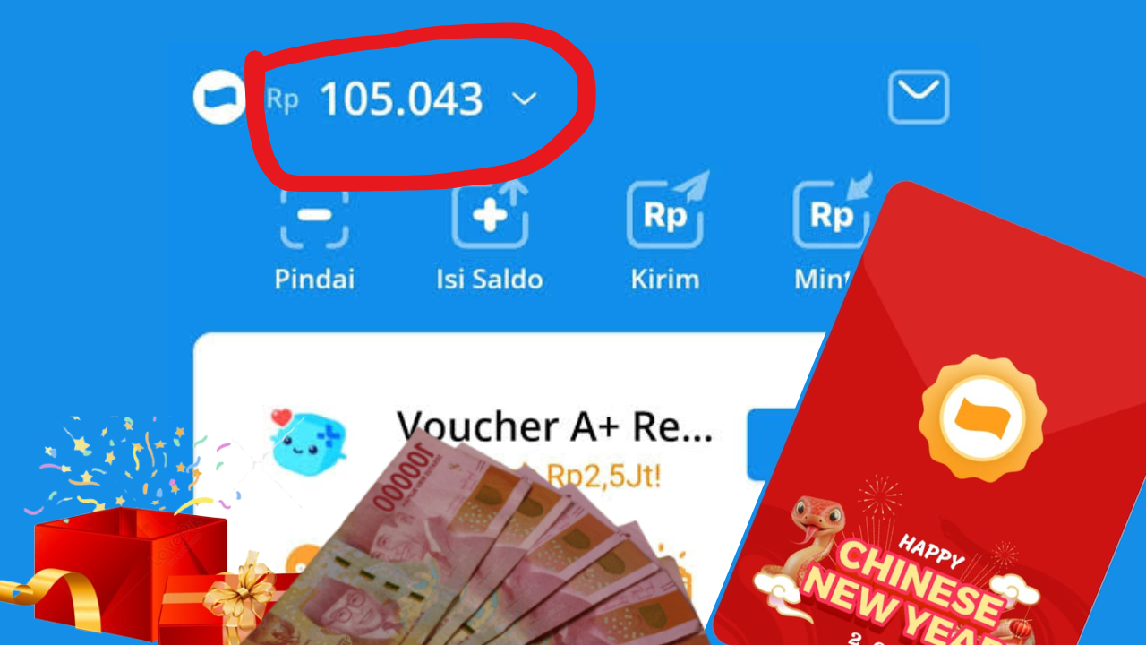 Buruan Klaim Xuper Angpao Berisi Rp100.000! Temukan Link Saldo DANA Kaget Terbaru Spesial Tahun Baru Imlek