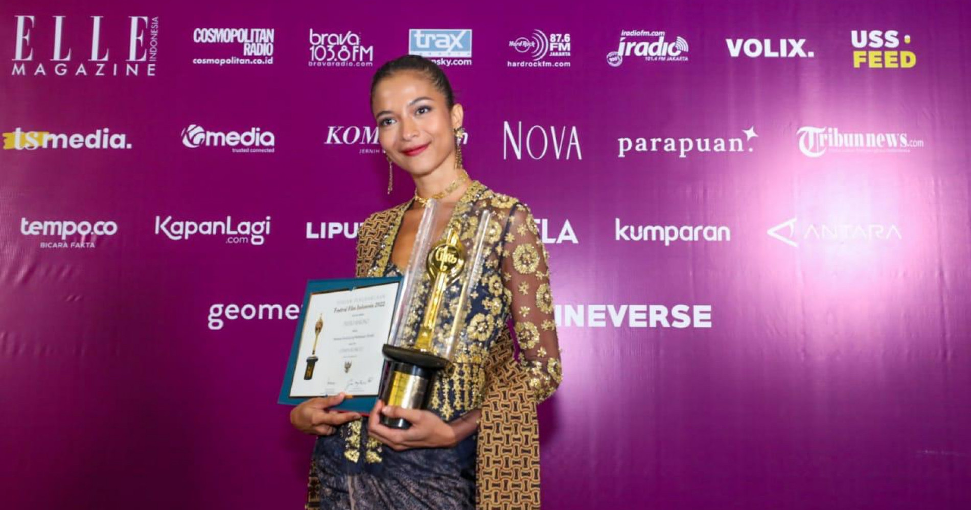 Putri Marino  Raih Piala Citra Kedua di Festival Film Indonesia 2022