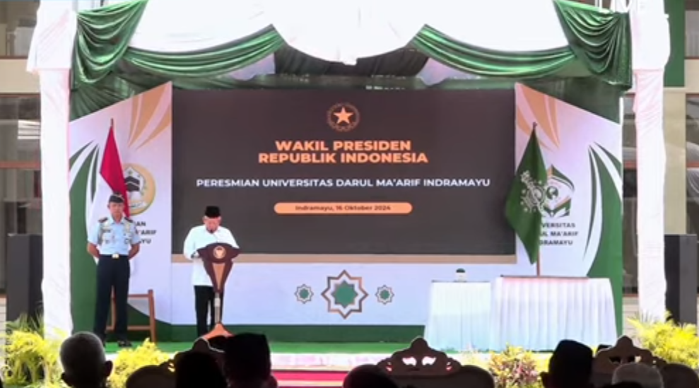 Ini yang Disampaikan Wapres RI Ma'ruf Amin saat Resmikan Universitas Darul Ma'arif 