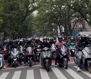 Kolaborasi Satu Dekade MAXI YAMAHA & PROSTREET, Sulap Lapangan Terbang Jadi Arena Adu Kecepatan