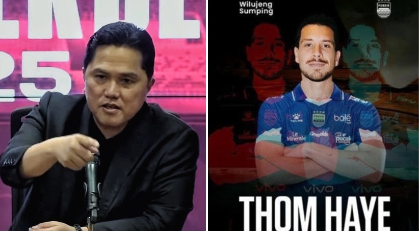 Erick Thohir Apresiasi Langkah Thom Haye Gabung ke Persib Bandung, Katanya Bisa Meningkatkan Kualitas Liga
