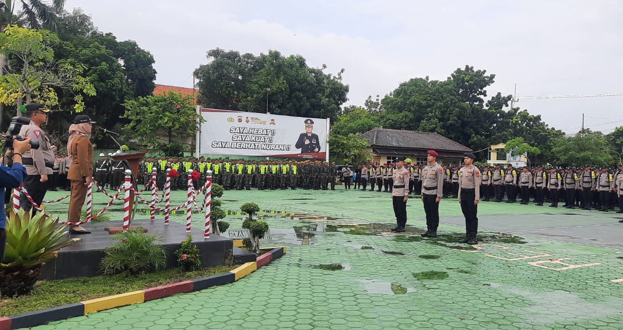 834 Personel Siap Amankan TPS Di Kabupaten Indramayu