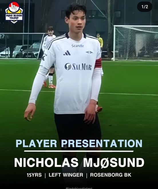 PSSI Jangan Sampai Kecolongan! Nicholas Indra Mjosund, Wonderkid Berdarah Solo yang Bersinar di Norwegia