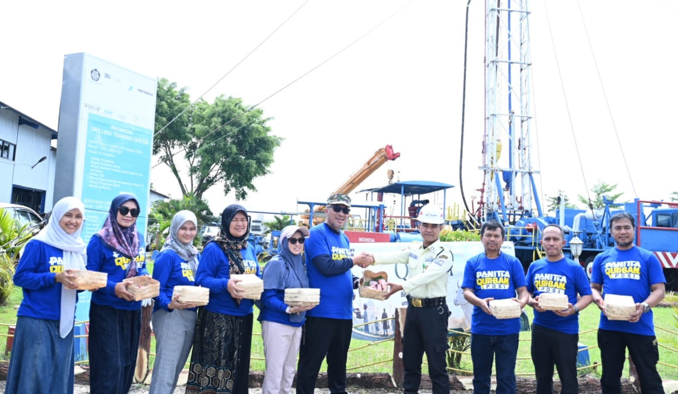 Pertamina Drilling Sebar Hewan Kurban, Salah Satunya di IDTC Indramayu