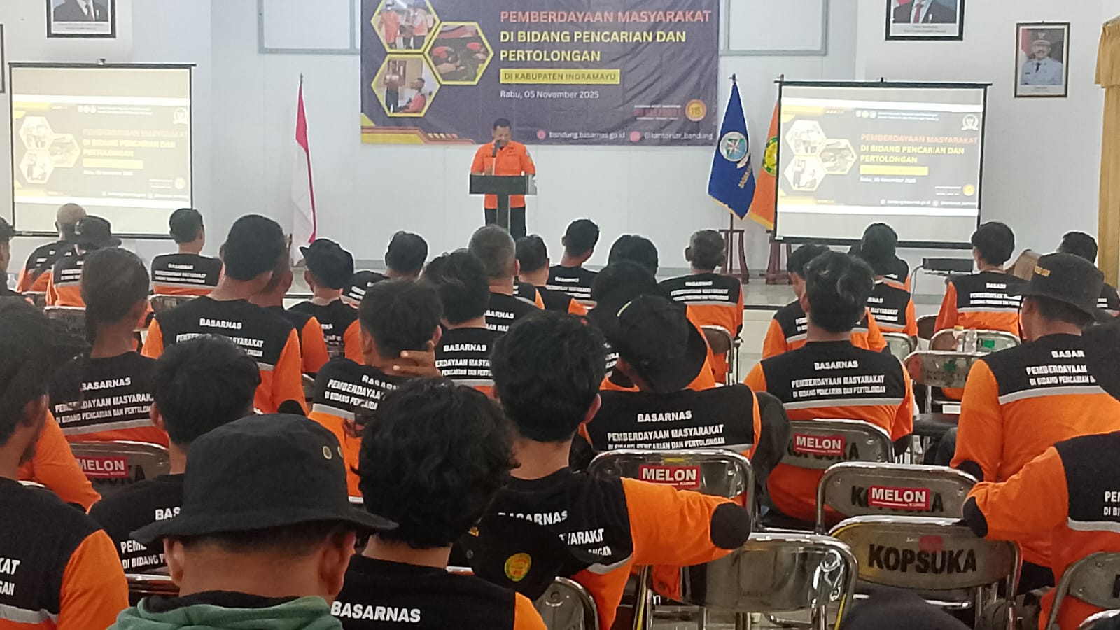 Basarnas Gelar Pelatihan Penanganan Darurat bagi Warga Indramayu