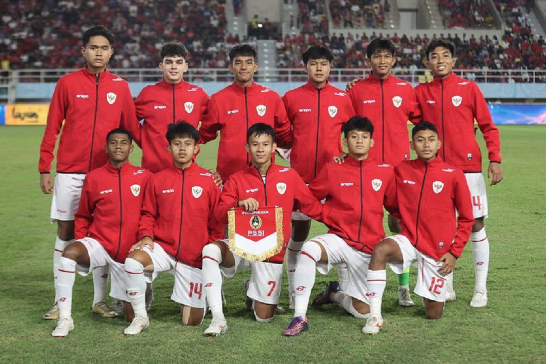 Recap International Friendly Match Indonesia Vs India U-17, Babak Pertama Indonesia Unggul 1-0 Atas India!