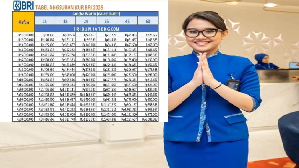 Update KUR BRI Juni 2025: Pinjaman Hingga Rp100 Juta, Cek Syarat dan Simulasi Cicilannya Disini
