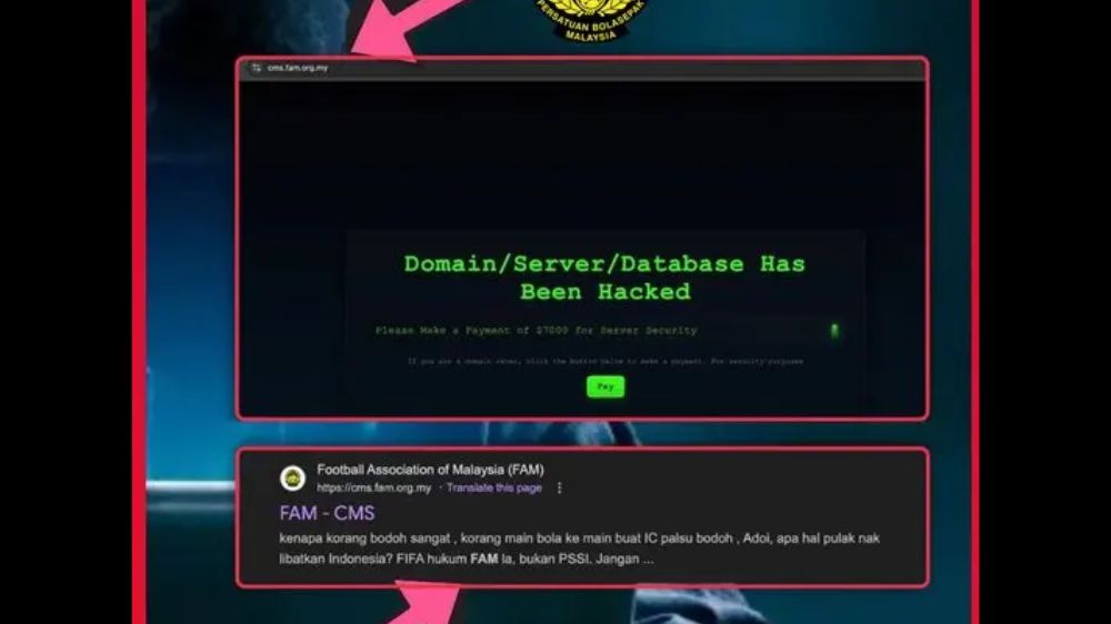 Situs FAM Dibobol Dua Kali, Hacker Sindir Pemalsuan Dokumen Pemain Naturalisasi
