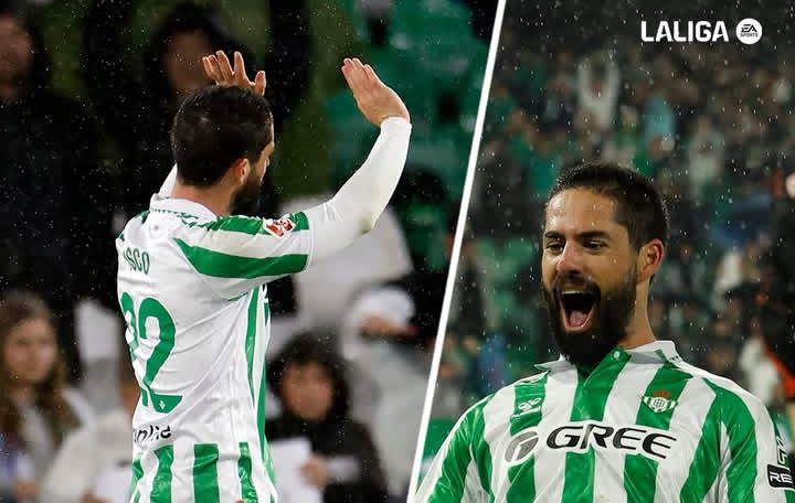 Real Betis Perpanjang Rentetan Kemenangan, Isco Hentikan Langkah Real Madrid di La Liga