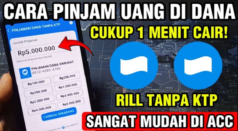 Rp700.000 Langsung Masuk ke E-wallet, Ini Cara Pinjam Saldo DANA Terbaru Tanpa KTP