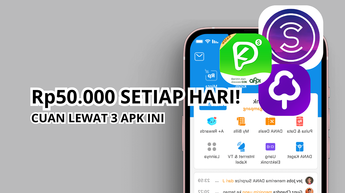 Rekomendasi 3 APK Penghasil Saldo Dana Gratis Ini Bantu Kamu Cairkan Hingga Rp50.000 Tiap Hari! Unduh Disini