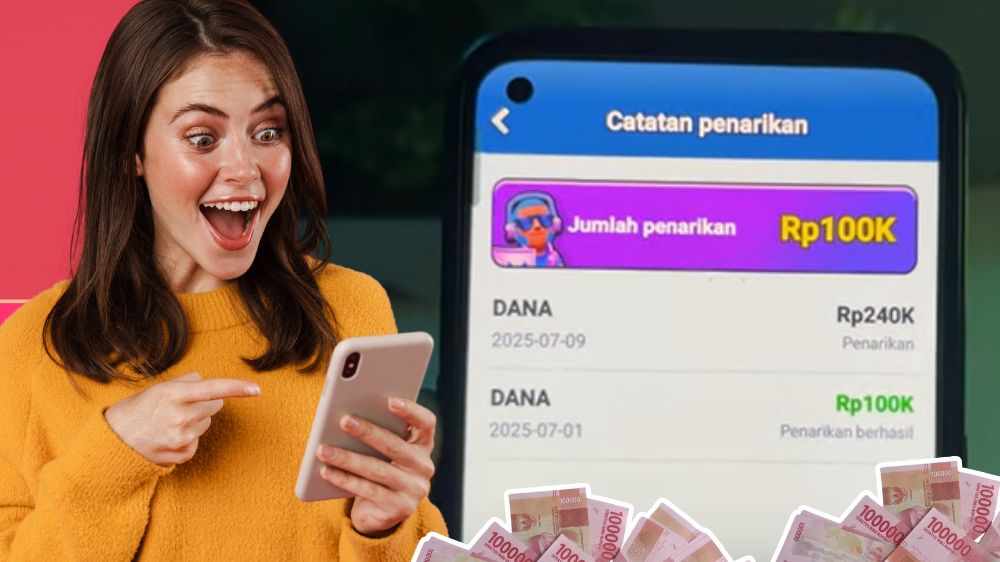 Dapat Rp500 Ribu dari Aplikasi Penghasil Saldo Dana Sambil Rebahan, Ini Cara Tarik ke Dompet Digital