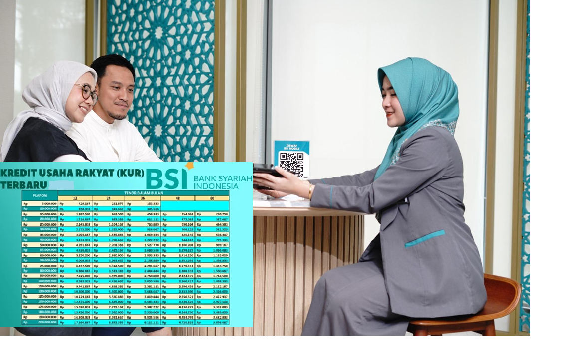 Cair Cepat Tanpa Riba! Pinjaman KUR BSI 2025 Rp10 Juta, Cicilan Cuma Rp87 Ribu, Gak Perlu Jaminan!