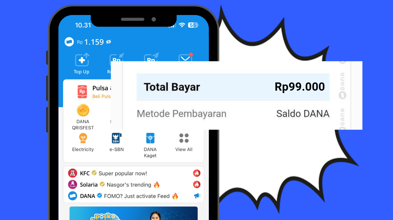 Nomor Hp Anda Menang Saldo DANA Gratis Tanpa Diundi Sebesar Rp99.000, Langsung Cair ke Dompet Digital Anda