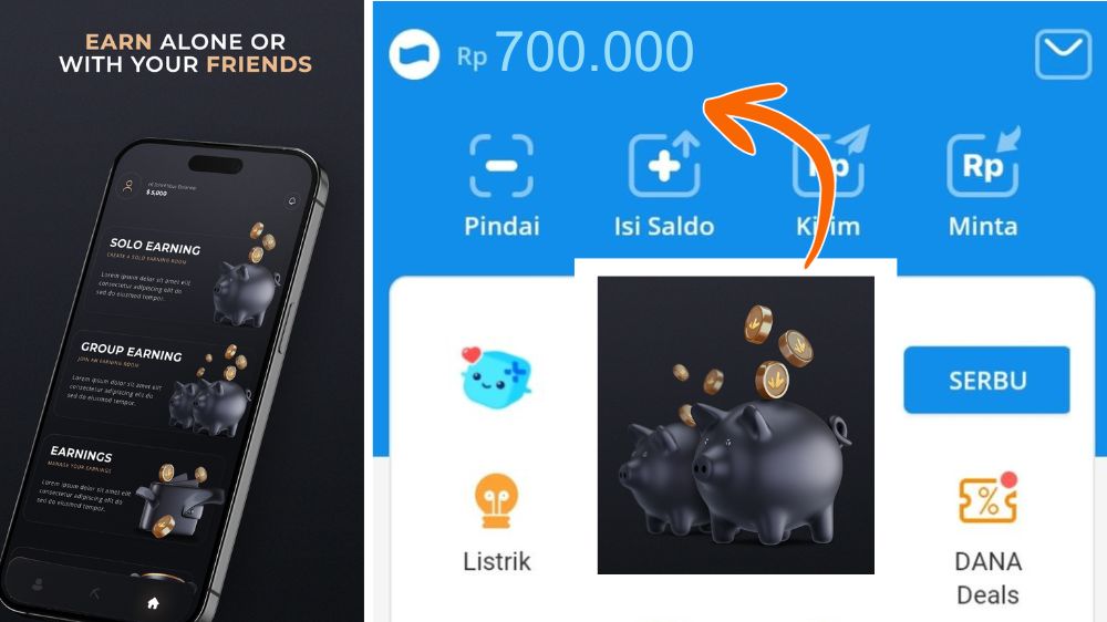 Cuma Scroll HP dan Diam, Aplikasi Penghasil Uang 2025 Ini Kasih Rp700 Ribu ke Saldo DANA Kamu!