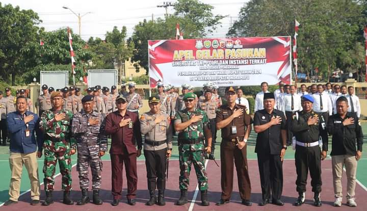 Apel Gelar Pasukan di Mapolres Indramayu, Jalin Persiapan Strategis untuk Kondusifitas Pilkada 