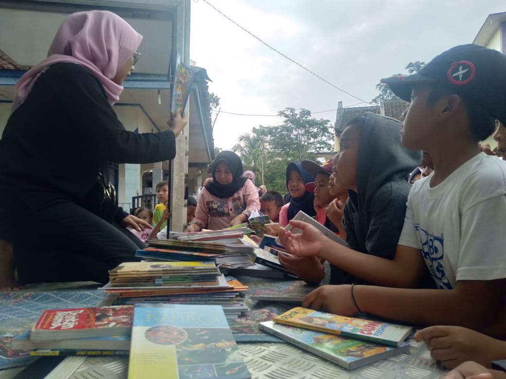 Maskara Jemput Bola Dukung Program Literasi 