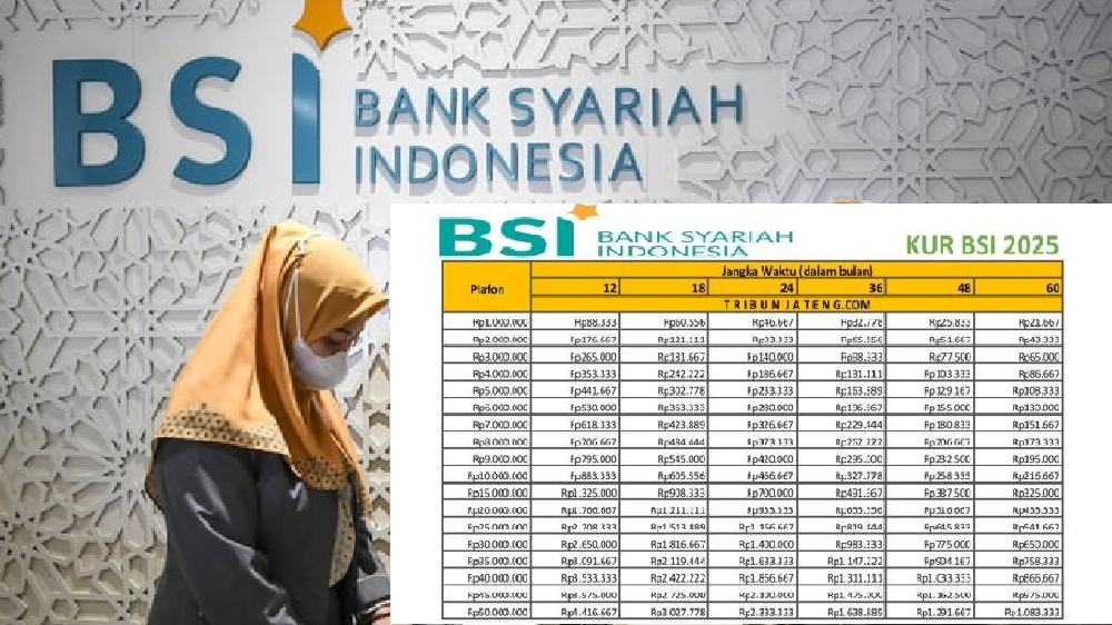 Cicilanya Super Fleksibel dan Halal! KUR BSI 2025 Tawarkan Pinjaman Rp45 Juta-Rp75 Juta, Ini Skema Lengkapnya 