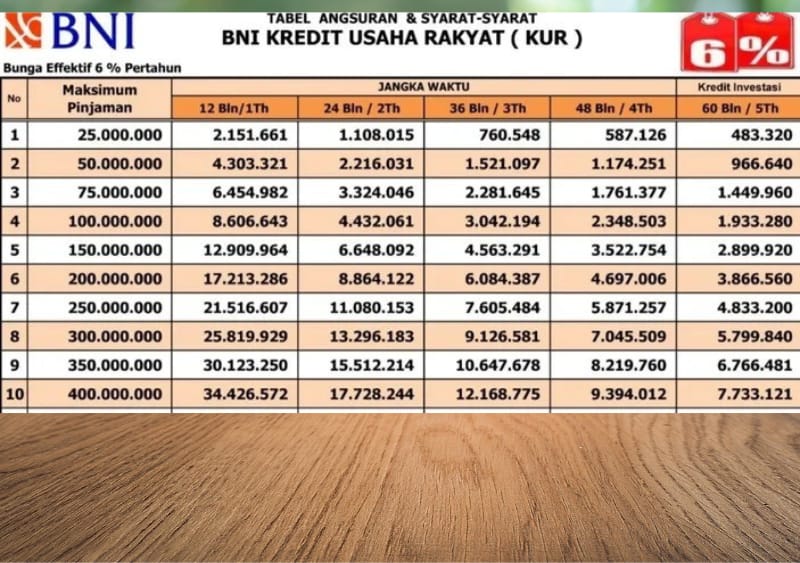 Gak Perlu Bingung Modal! KUR BNI 2025 Siap Bantu UMKM dengan Pinjaman 500 juta, Tenor Panjang, Syarat Mudah!