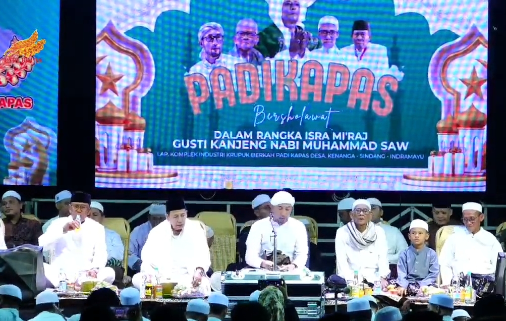 Padi Kapas Bersholawat Meriahkan Peringatan Isra Mi’raj Nabi Muhammad SAW