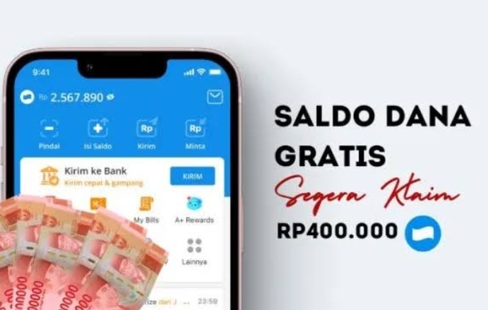 Selamat! Nomor DANA Kamu Jadi Pemenang Dana Kaget Hari Ini, Cek Sekarang Juga Uang Rp400 Ribu Jadi Milikmu